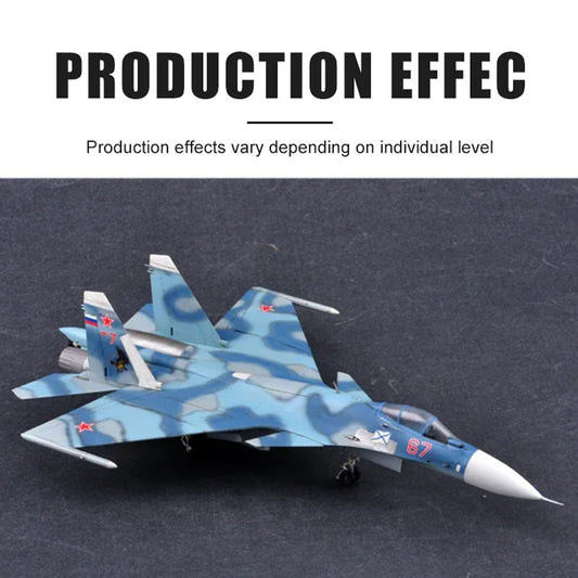 Trumpeter Model Plastic Assembled Aircraft Model Kit 01667 Russian Su-33 Flanker D Fighter 1/72 Scale