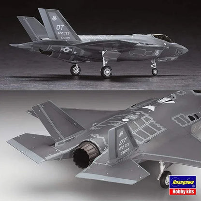 Hasegawa, Assembled Aircraft Model Kit 01572 F-35A Lightning II Fighter with Bracket 1/72