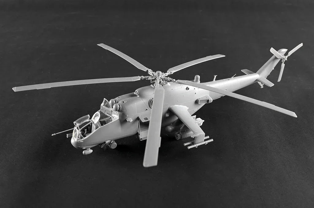 Trumpeter Plastic Assembled Aircraft Model Kit 05829 mi-24P "Hind F" Gunship Helicopter 1/48 Scale