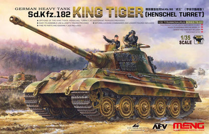 MENG model hobby assembly kit TS-031 German Heavy Tank Sd.Kfz.182 King Tiger (Henschel Turret) 1/35