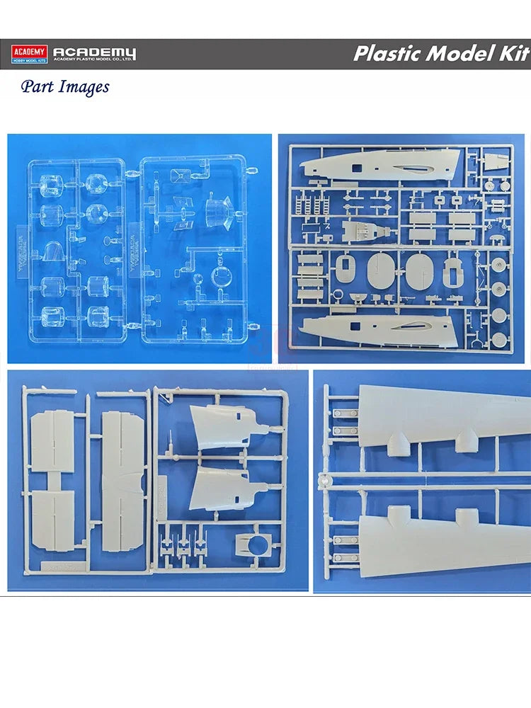 Academy assembled airplane model kit 12584 American Liberator B-24H bomber 1/72