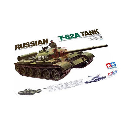 TAMIYA Assembled Plastic Tank Model Kit 35108 Soviet T-62A Main Battle Tank 1/35