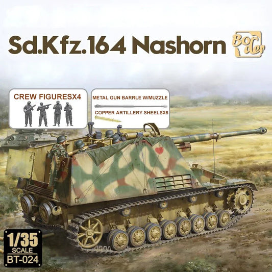 Border model assembling tank scale model kit BT-024 Sd.Kfz.164 Nashorn 1/35 assembling model kit