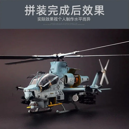 Kitty Hawk Assembled Aircraft Model Kit KH80125 AH-1Z Viper Carrier Attack Helicopter 1/48