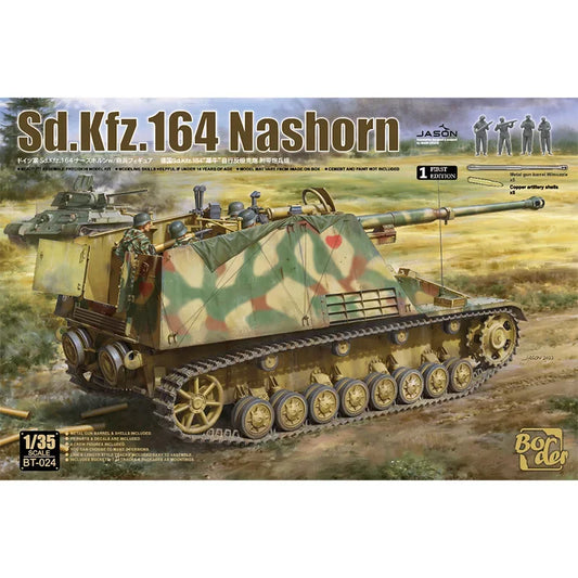 Border model assembling tank scale model kit BT-024 Sd.Kfz.164 Nashorn 1/35 assembling model kit