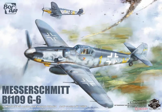 BORDER BF-001 1/35 Scale Messerschmitt BF109G-6 Model Kit